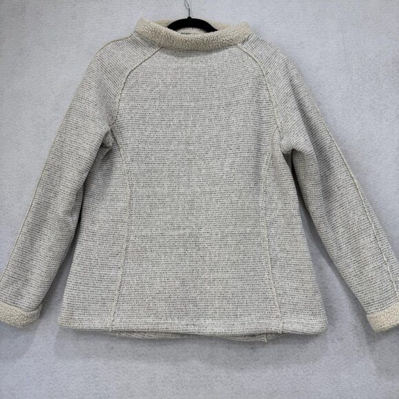 Wooly Bully Wear Jacket Womens Medium Sherpa Fleece Lined Pullover Cozy Warm - Picture 1 of 14